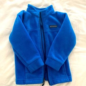 Kids blue Columbia fleece